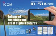 ICOM ID-51A-PLUS2 Handheld Transceivers