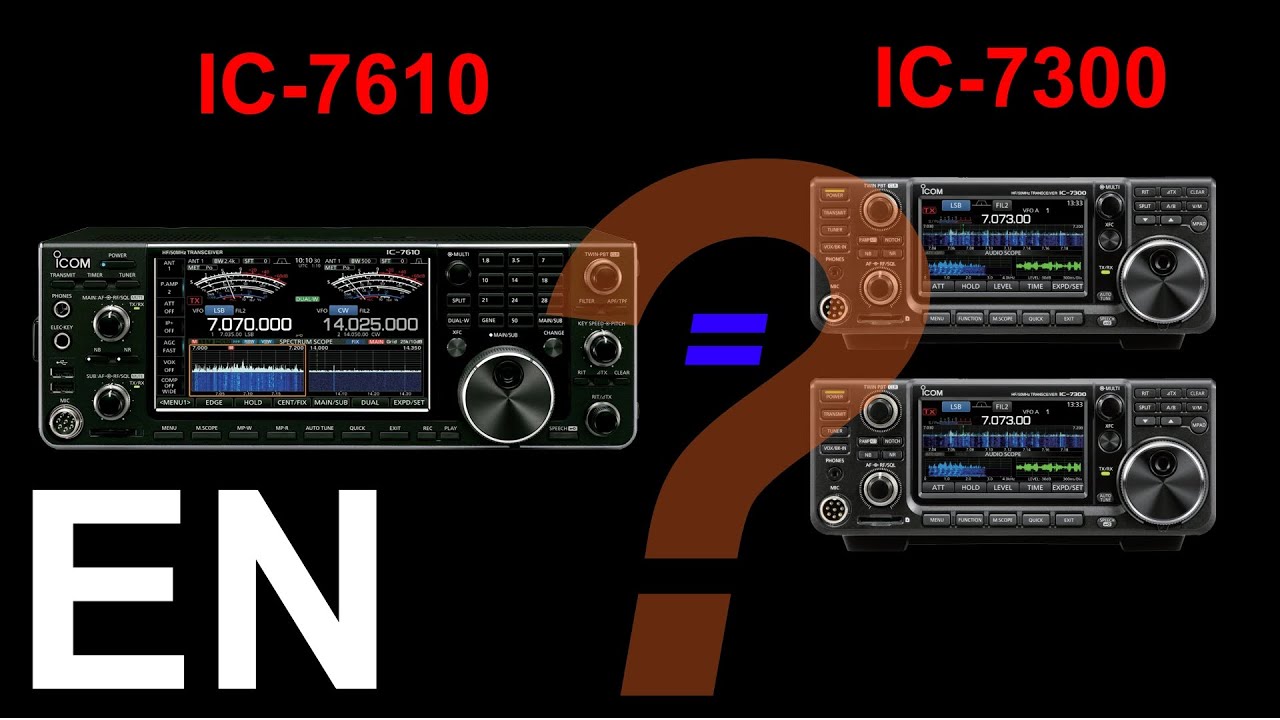 Does the ICOM IC-7610 equal two IC-7300?