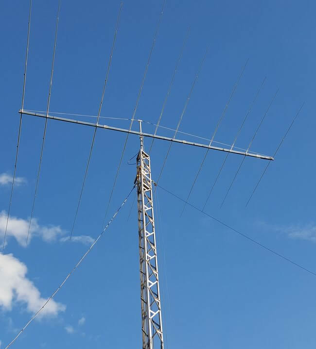 Band Optimised Log Periodic Dipole Array 14MHz to 30MHz – by G0KSC
