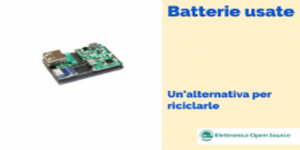 Batterie usate: un’alternativa per riciclarle