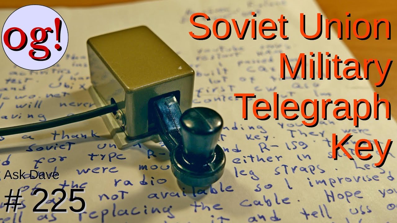 Soviet Union (Russian) Military Radiotelegraph Key via Finland