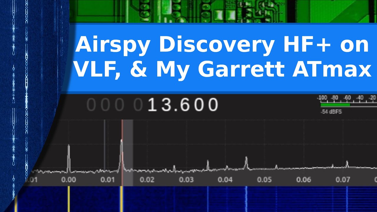 Is the Airspy Discovery HF+ sensitive on VLF? Testing with a Garrett metal detector