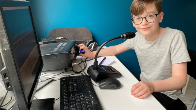 Coronavirus in the UK: Meet the child radio enthusiast making friends thousands of miles away during lockdown