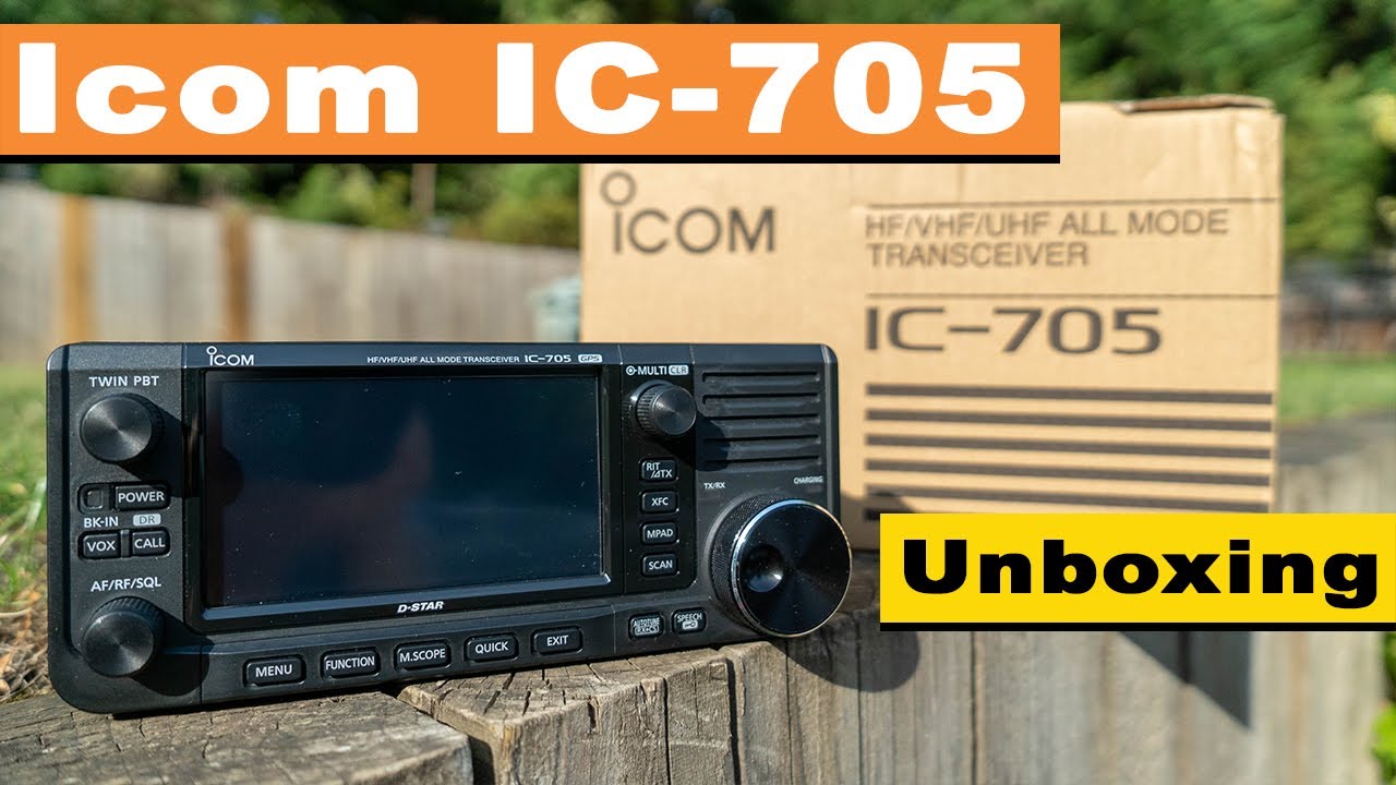 NEW Icom IC-705 Unboxing from the Guv’nor