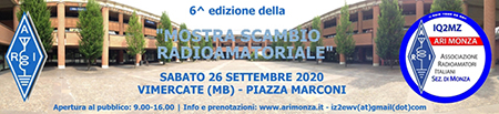 6^ Ed. Mostra Scambio Radioamatoriale a Vimercate (MB)