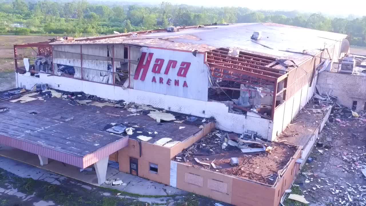 Former Dayton Hamvention Venue Hara Arena is Being Demolished