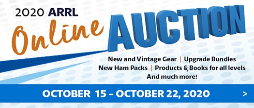 Get Ready for the 15th Annual ARRL Online Auction!