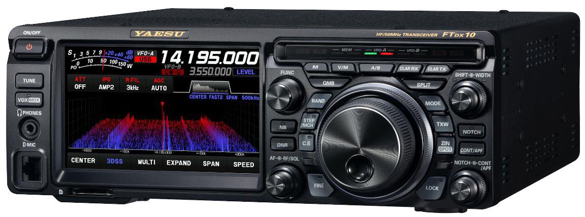 The New FTDX10 Compact HF/50MHz 100W SDR