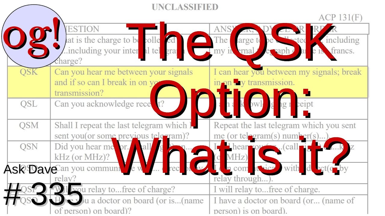 What is QSK? And How Do I Use It?