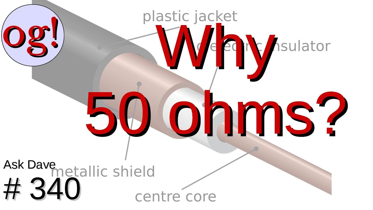 Why is Coax 50 Ohms?