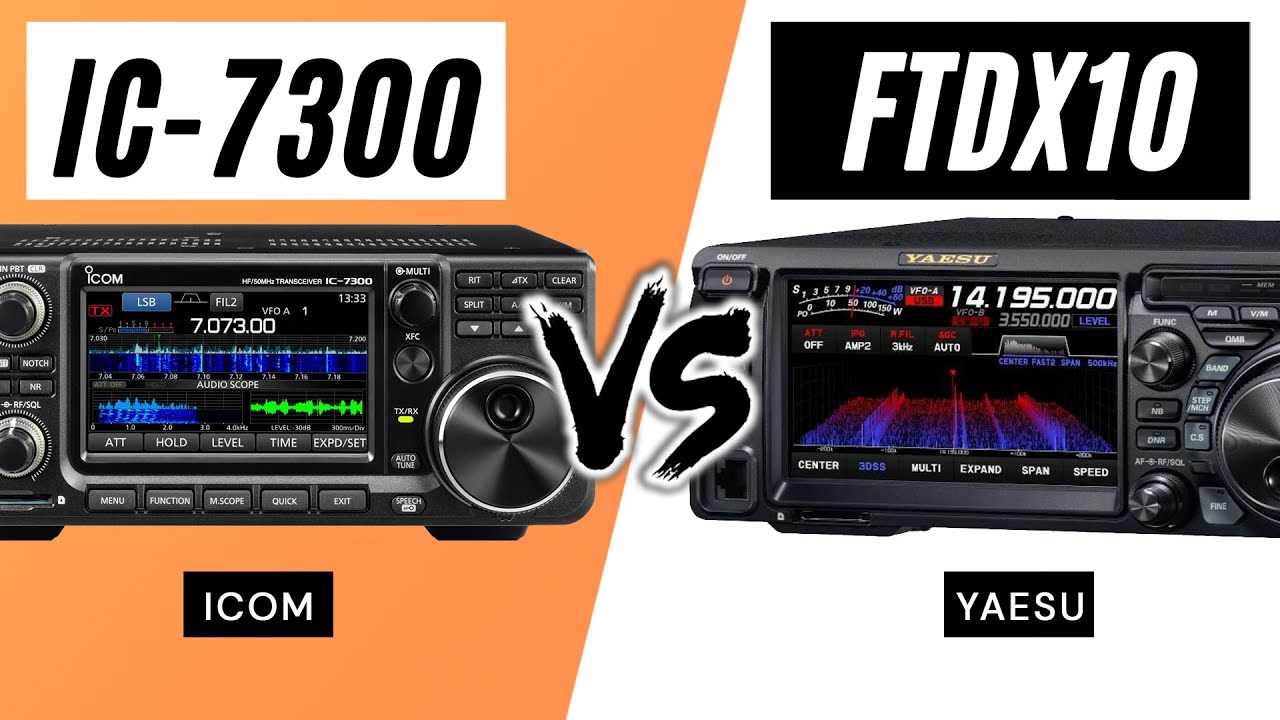 FTdx10 vs IC-7300 Comparison