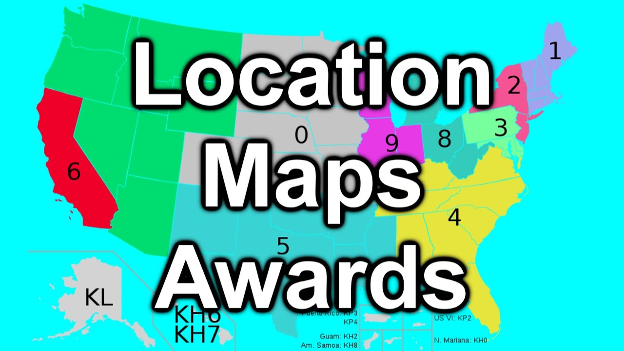 Location, maps and awards