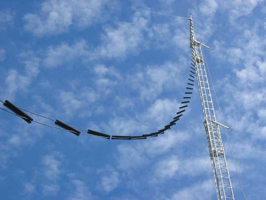 How to Hang Ladder Line