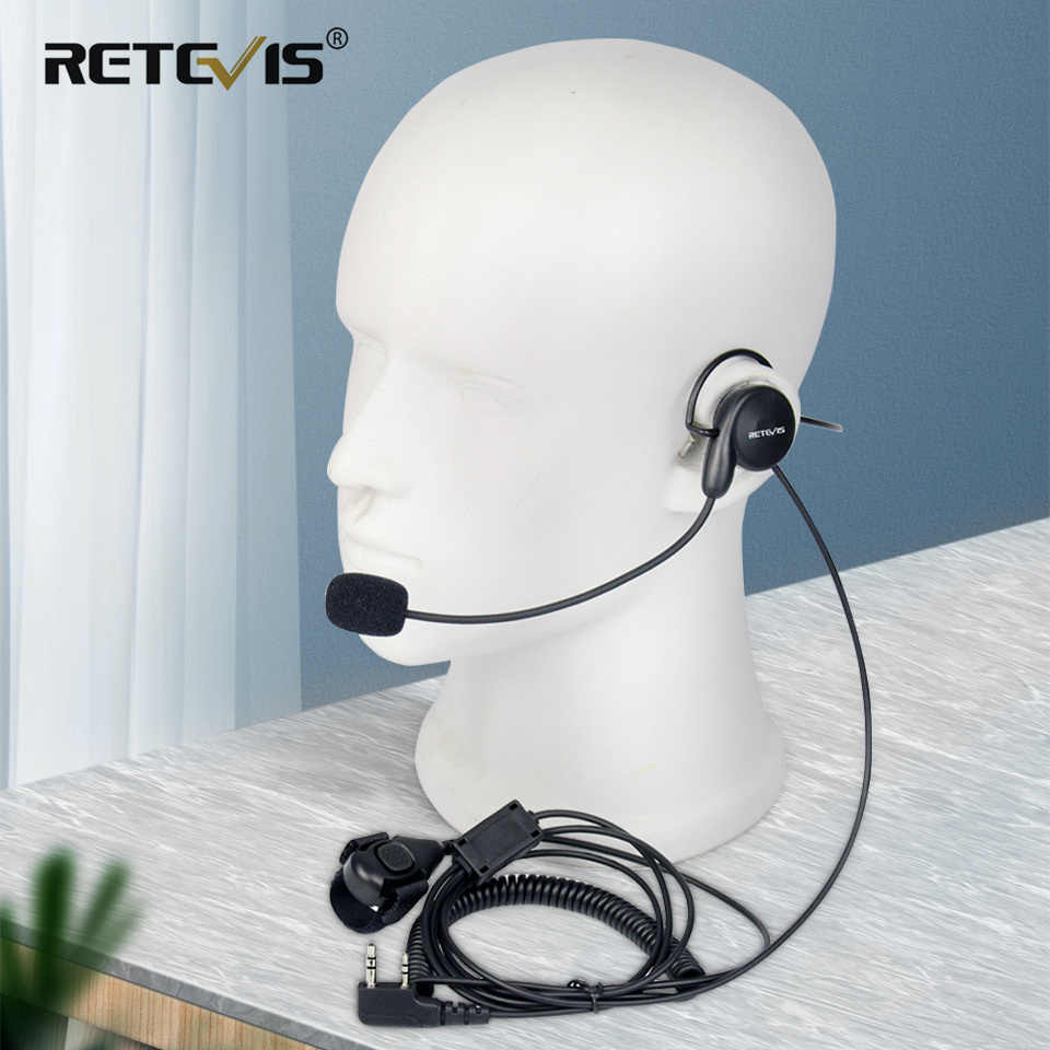 RETEVIS Finger PTT Motorcycle Helmet Microphone