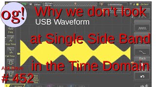 Why We don’t look at Single Side Band in the Time Domain