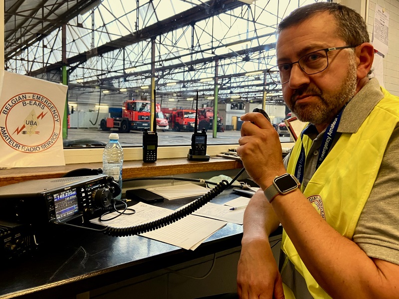 Volunteer radio operators to the rescue in Belgian floods