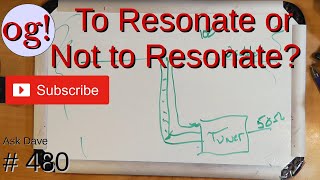 To Resonate or Not to Resonate?