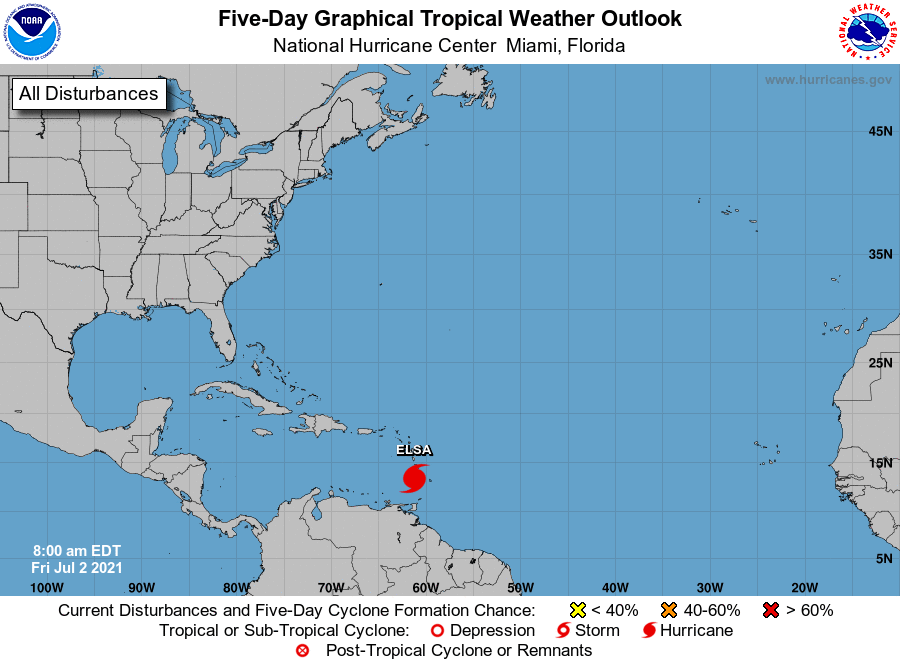 Hurricane Watch Net Activates for Hurricane Elsa