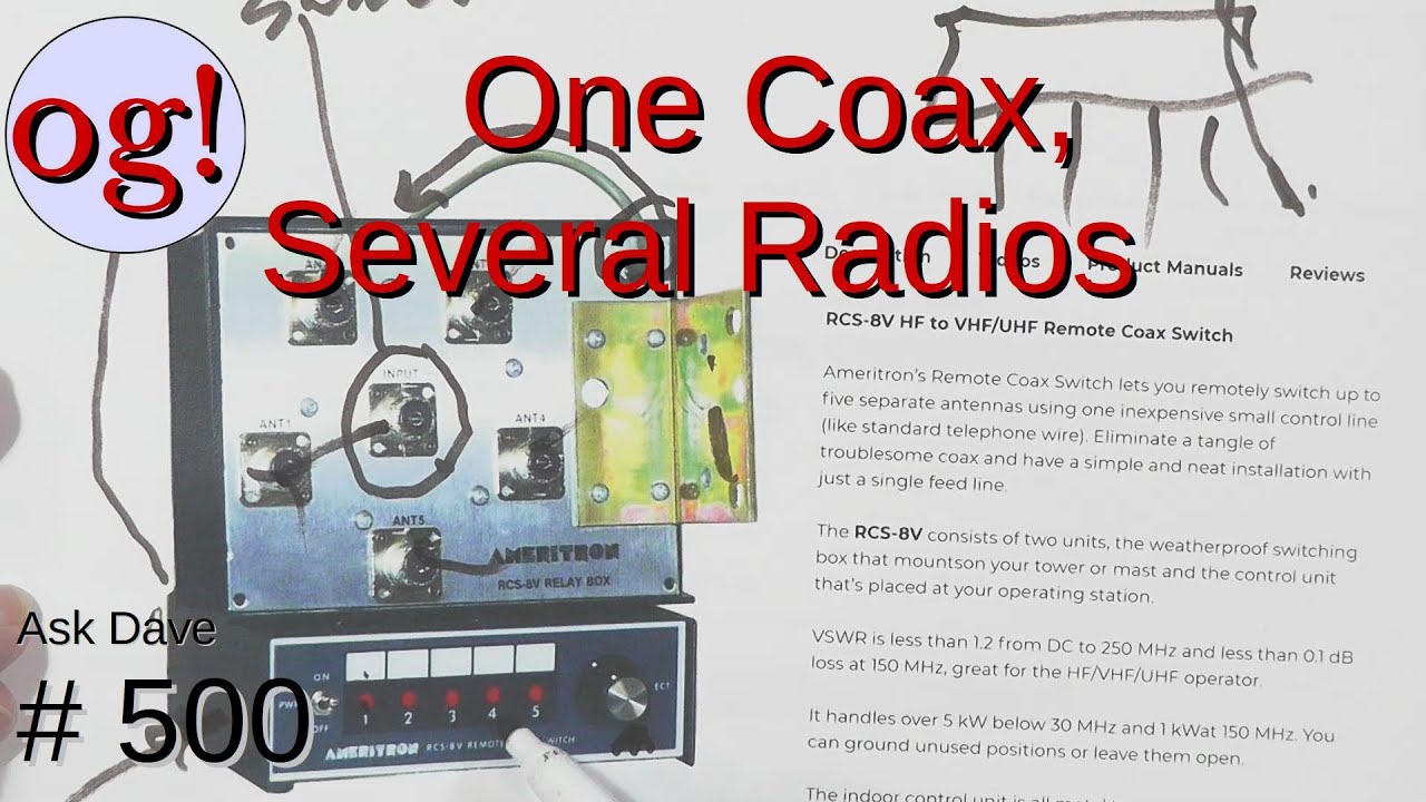 One Coax, Several Radios
