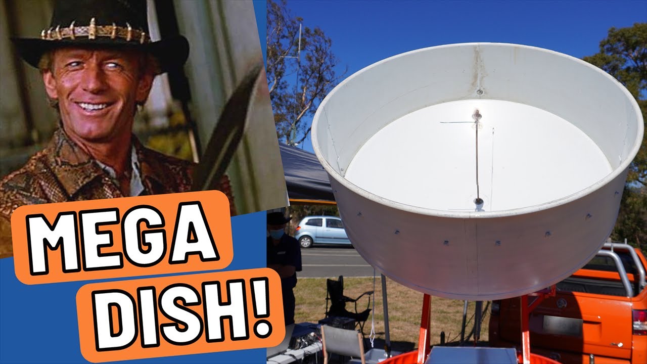 10 GHz EME dish!