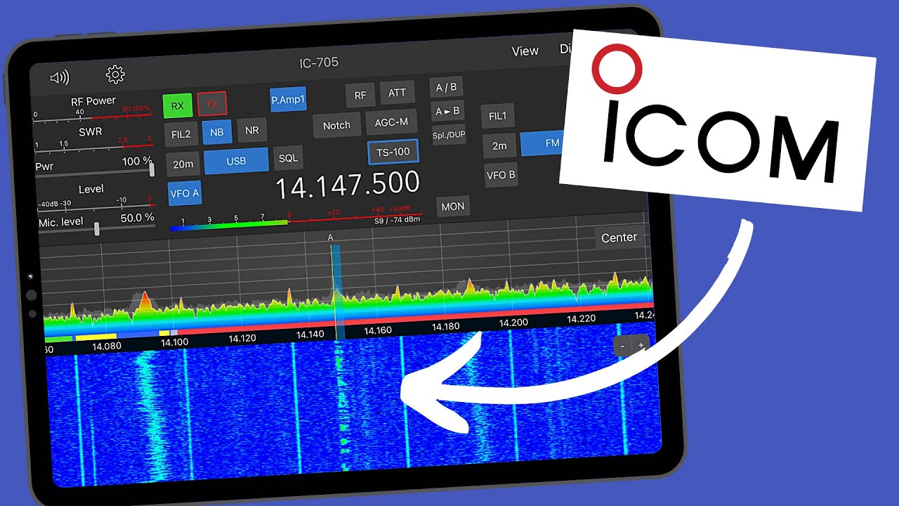 Work the DX from ANYWHERE! SDR-Control App for Icom Radios