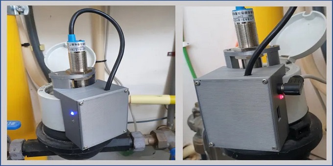 Contatore d’acqua intelligente programmabile