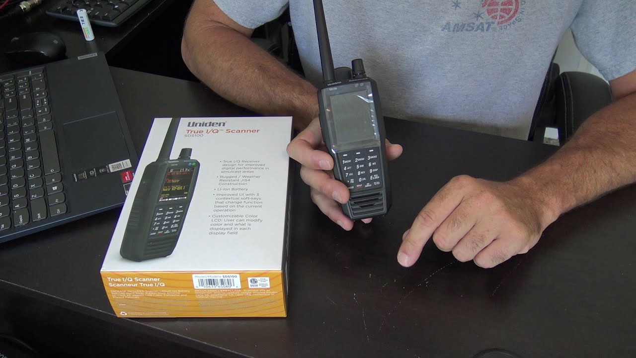 Uniden SDS100 Handheld Scanner, True I/Q Technology