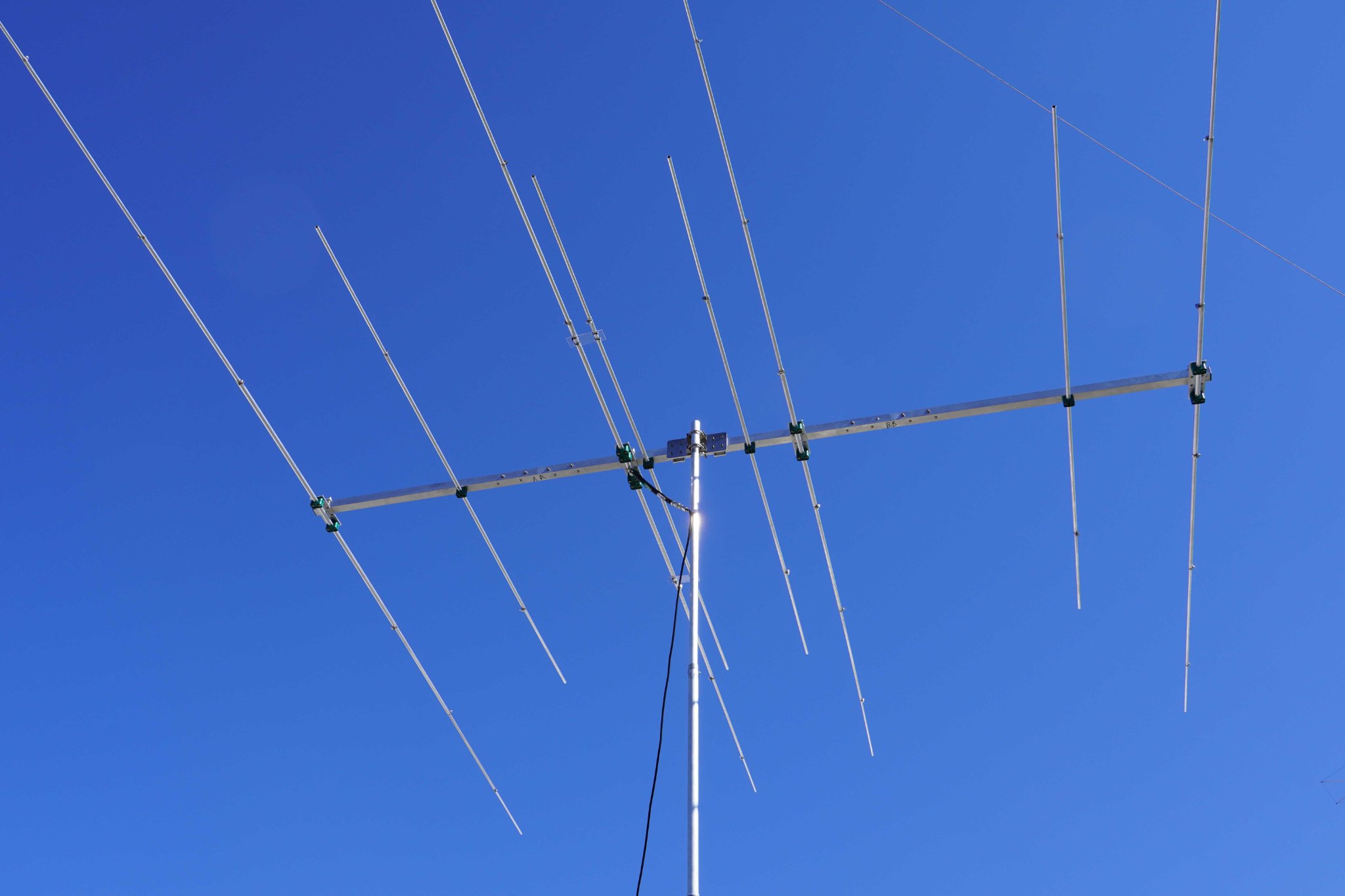 New 28/50MHz dual ban Yagi models are being built and tested